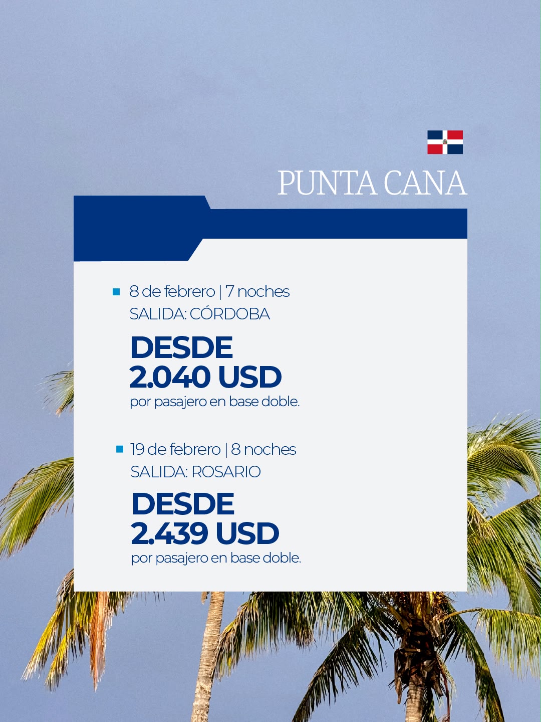 PUNTA CANA - verano 2027